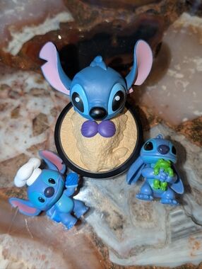 Set of 3 Stitch figurines: Fun series and That's so Stitch You get all three!